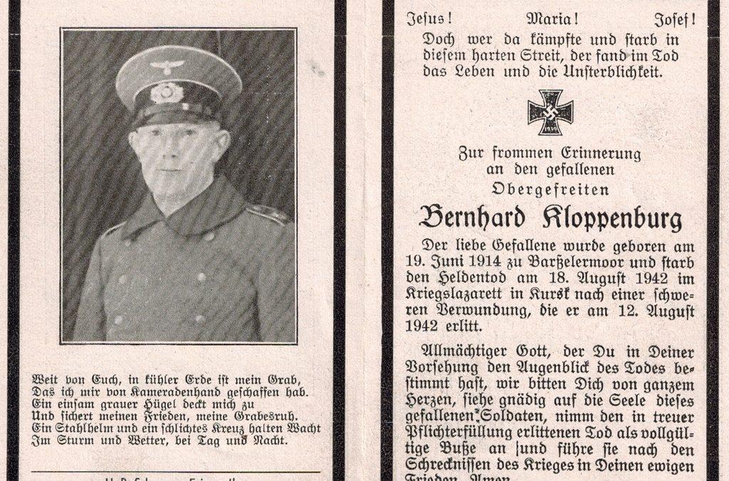 Bernhard Kloppenburg aus Barßelermoor