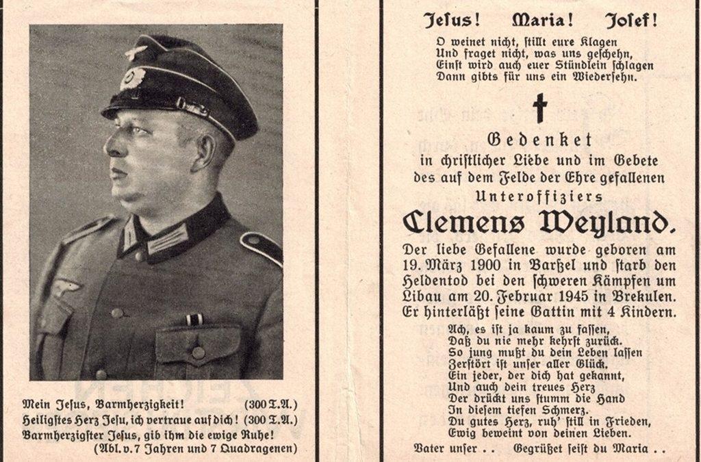 Clemens Heinrich Weyland aus Barßel