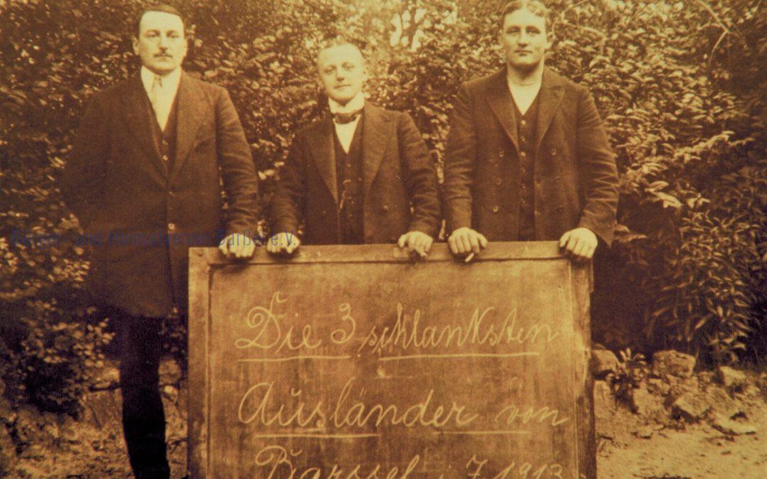 Die schlanksten Männer um 1913