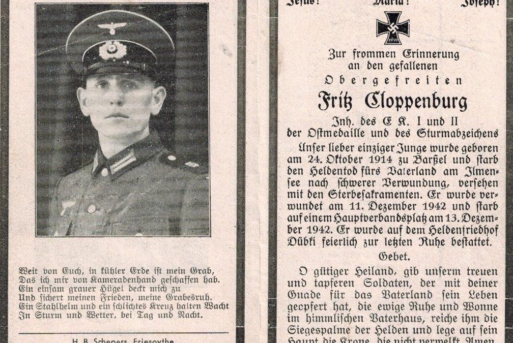 Friedrich Cloppenburg aus Barßel