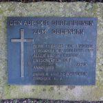 Gedenkstein Friedhof Baßel