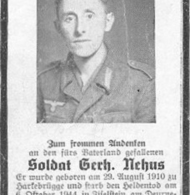 Gerhard Nehus aus Harkebrügge