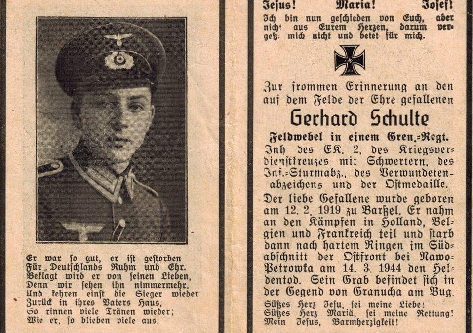 Gerhard Schulte aus Barßel