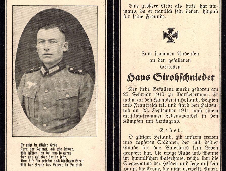 Johannes Strohschnieder aus Barßelermoor