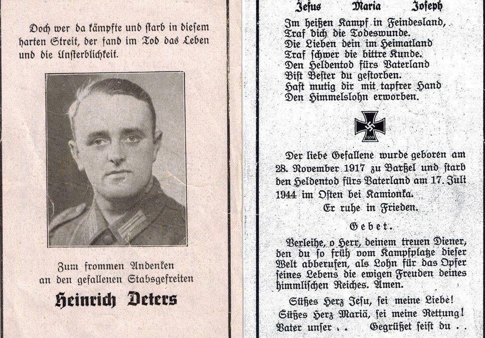 Heinrich Deters aus Barßel