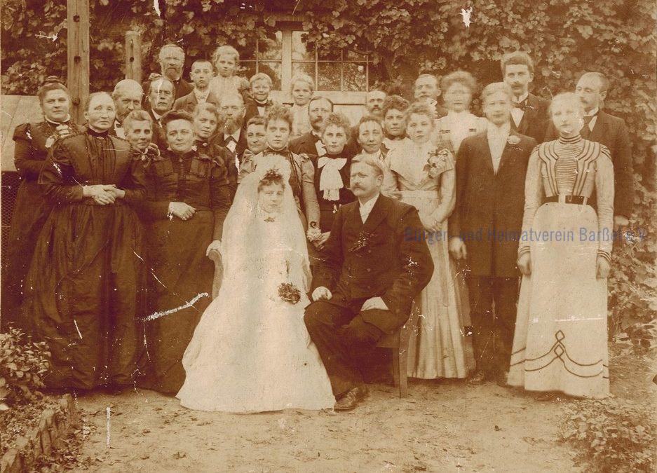 Hochzeit um 1900