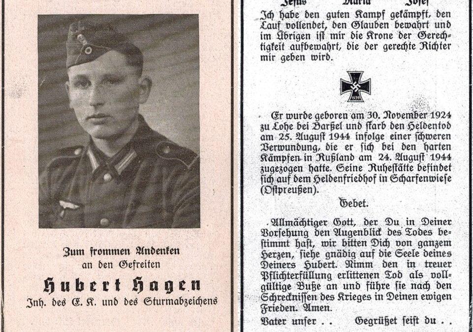 Hubert Hagen aus Lohe