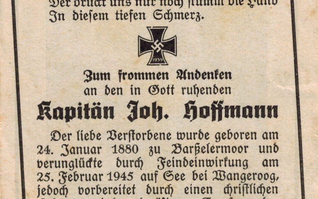 Johann Hoffmann aus Barßelermoor