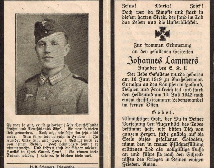 Johannes Lammers aus Barßelermoor