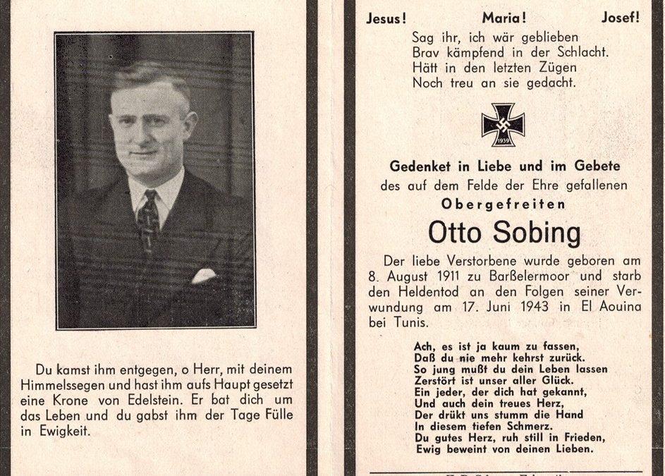 Otto Sobing aus Barßelermoor