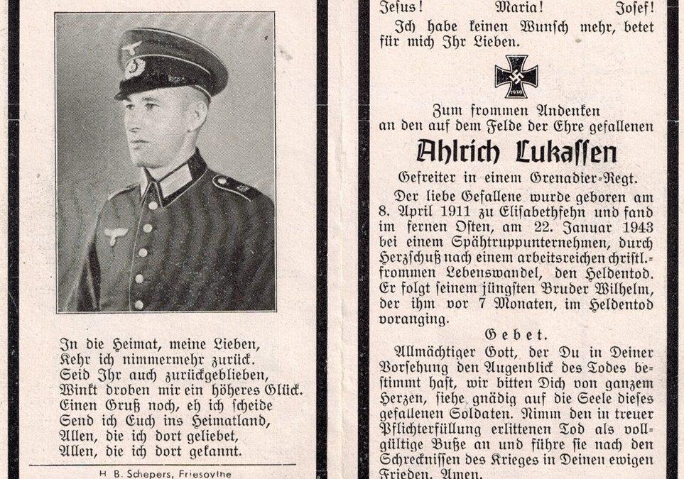 Ahlrich Lukassen aus Elisabethfehn