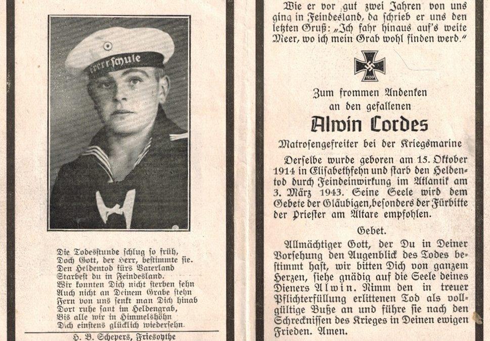 Alwin Cordes aus Elisabethfehn