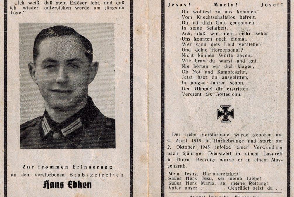 Hans Ebken aus Harkebrügge