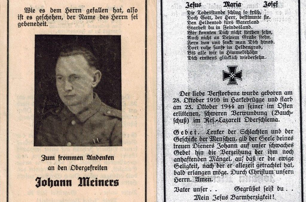 Johann Meiners aus Harkebrügge