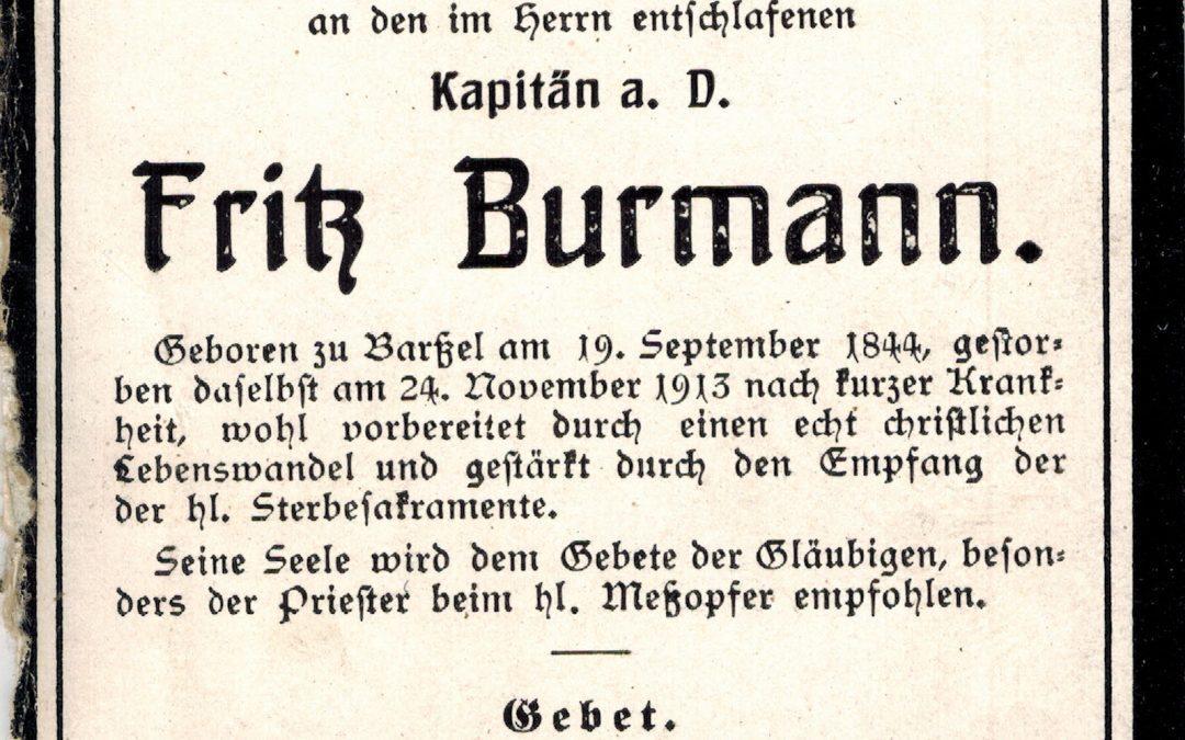 Fritz Burmann aus Barßel