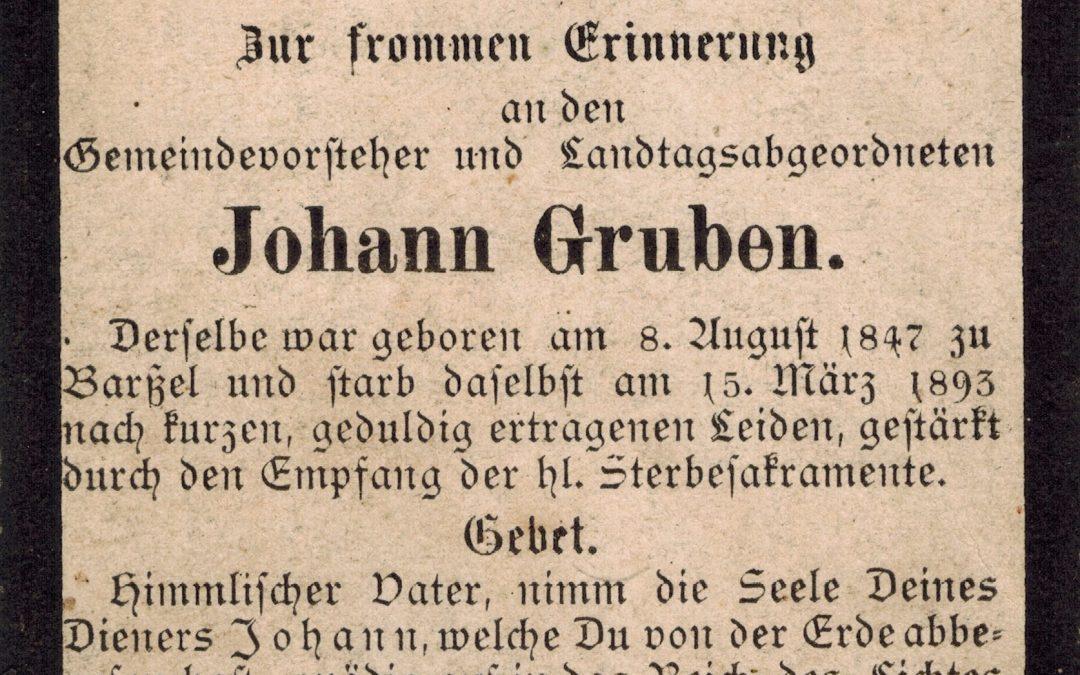 Johann Gruben aus Barßel