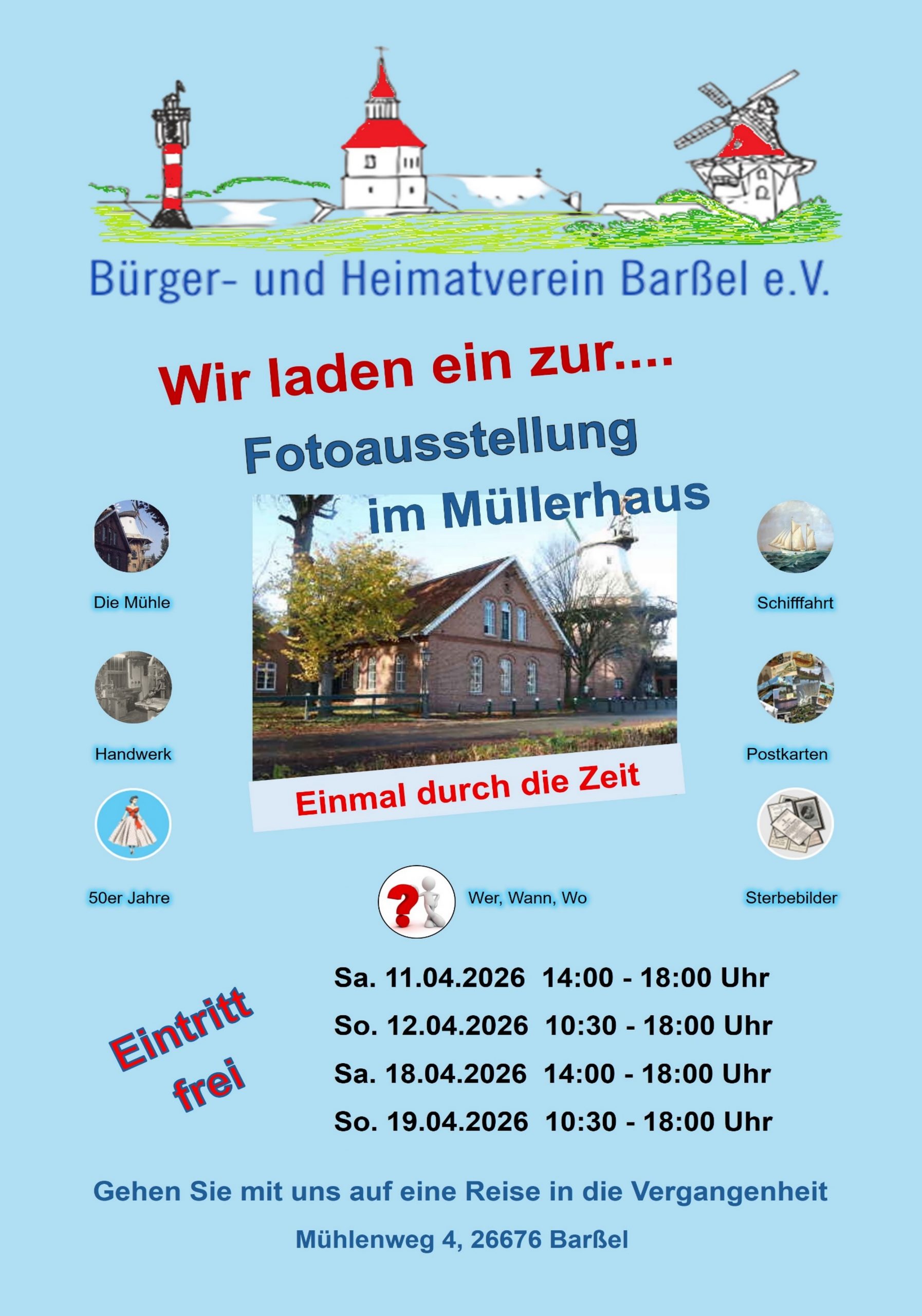 Ausstellung im Müllerhaus Barßel