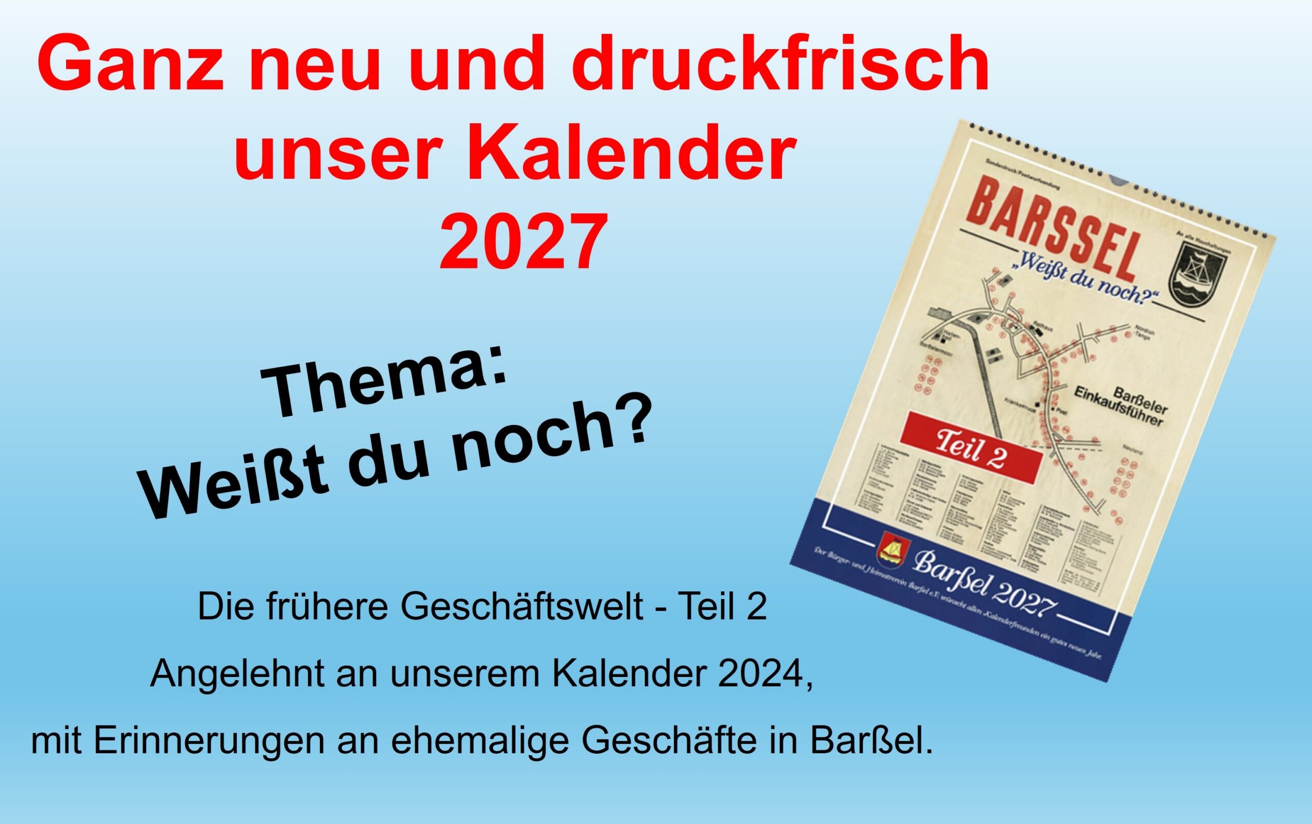 BHV Kalender 2027